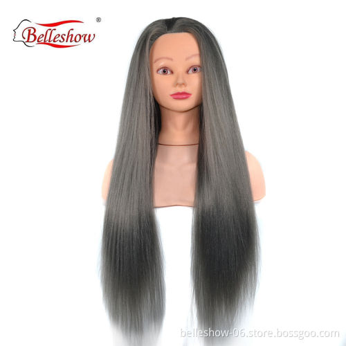 Hot sell wholesale cheap corn whisker wig mold head synthetic wig bride's hair styling teaches head model